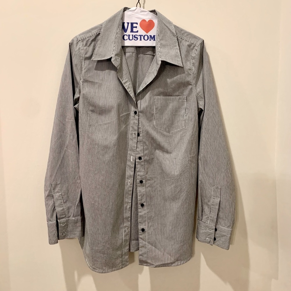 Women's Button Down Striped Shirt